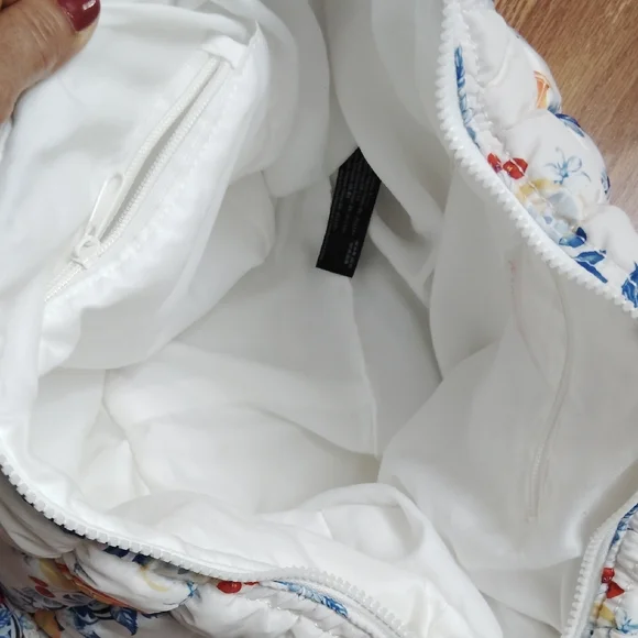 Free People Movement Printed Carryall Floral Quilted Tote Bag Tangerine Dream Fp - Picture 9 of 15